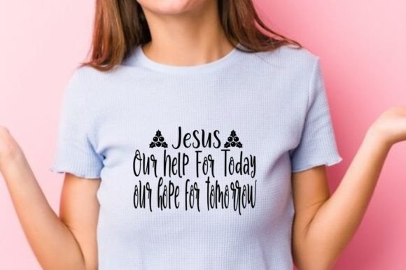 Jesus Our Help for Today Graphic Design