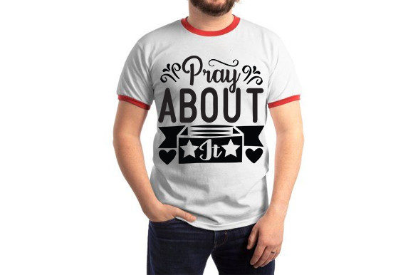 Jesus SVG Design, Pray About It: A Faithful Creative Asset