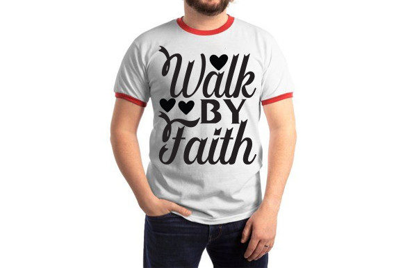 Jesus SVG Design Walk by Faith for Apparel and Crafts