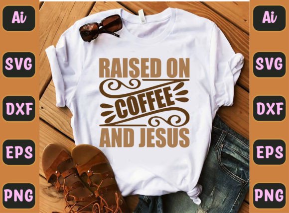 Raised on Coffee and Jesus 34 Font