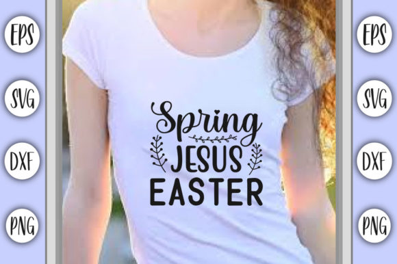 Spring Jesus Easter SVG for Business Branding